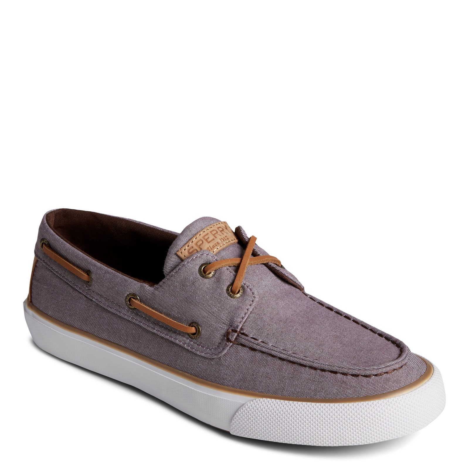 Sperry Men's Bahama II Seacycled Boat Shoe, Brown Twill, 9